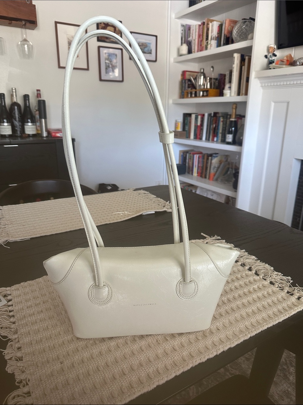 Marge Sherwood Boat Shopper Tote White